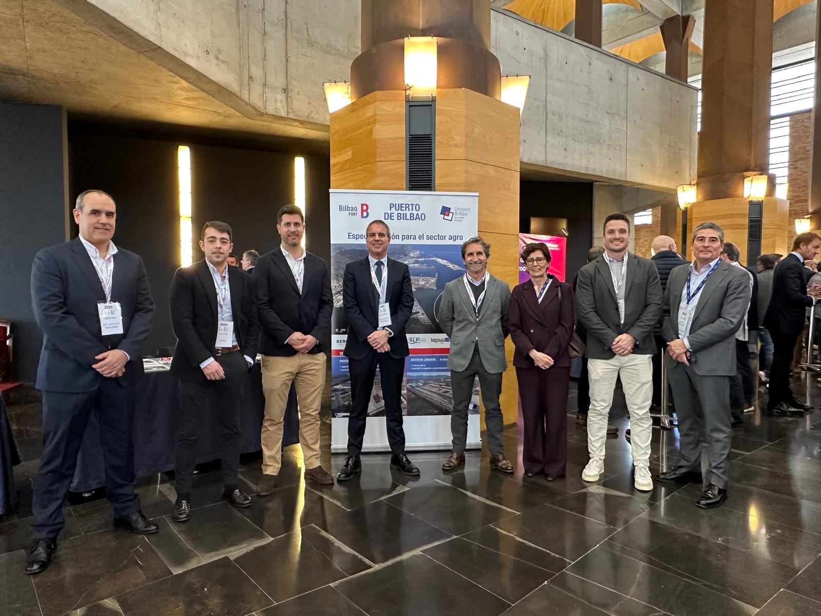 La Autoridad Portuaria de Bilbao y Uniport refuerzan el posicionamiento cerealista del Puerto en el ENOC de Zaragoza