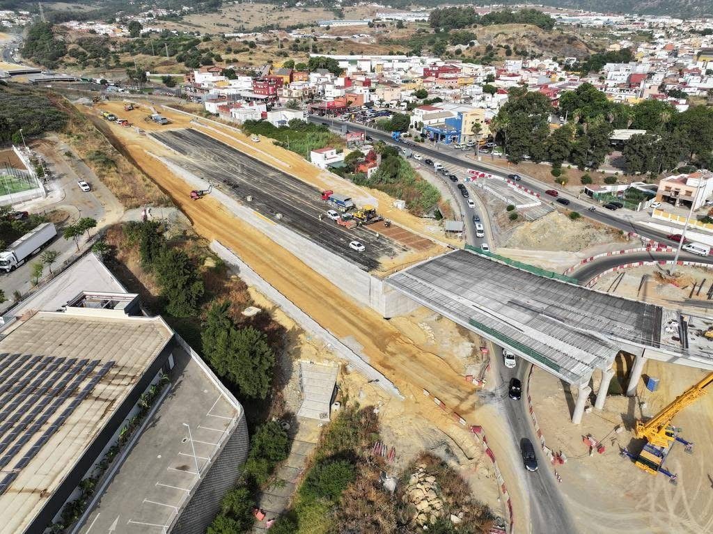 El Acceso Sur al Puerto Bahía de Algeciras alcanza casi el 70% de ejecución