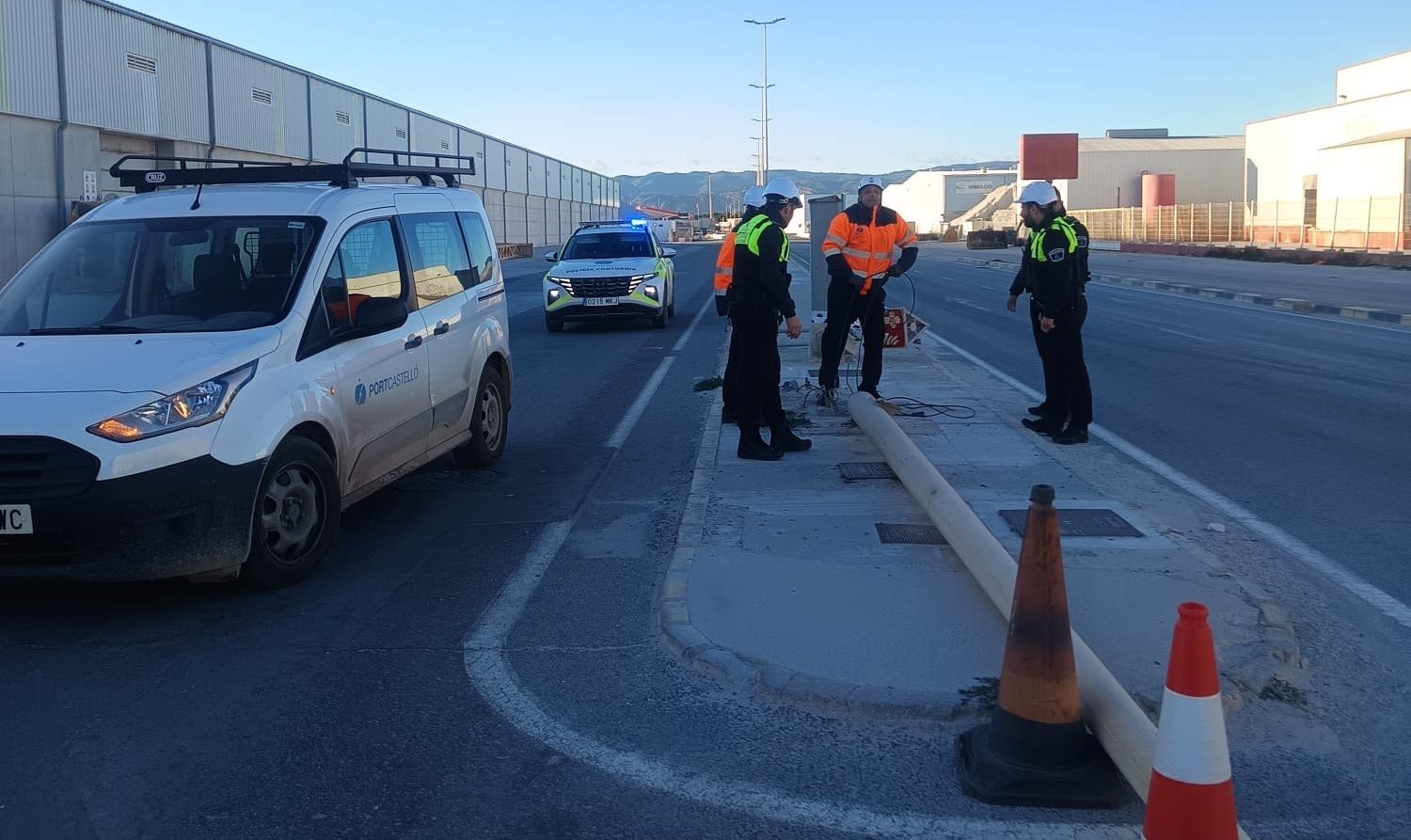 La borrasca “Oriana” provoca más de 30 incidencias en el puerto de Castellón durante el fin de semana