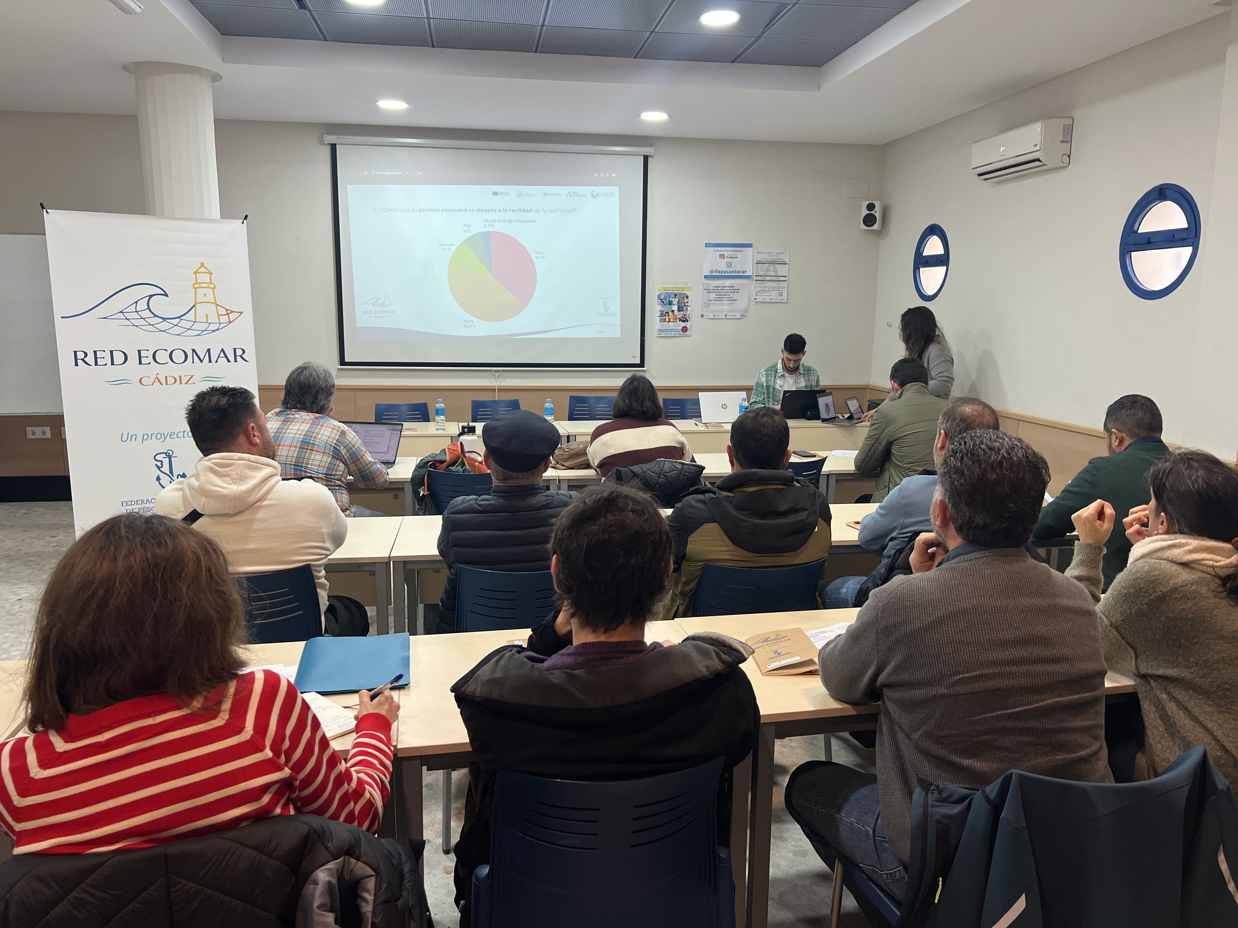 Sanlúcar acoge un taller sectorial sobre pesca artesanal y marisqueo en la Reserva del Guadalquivir