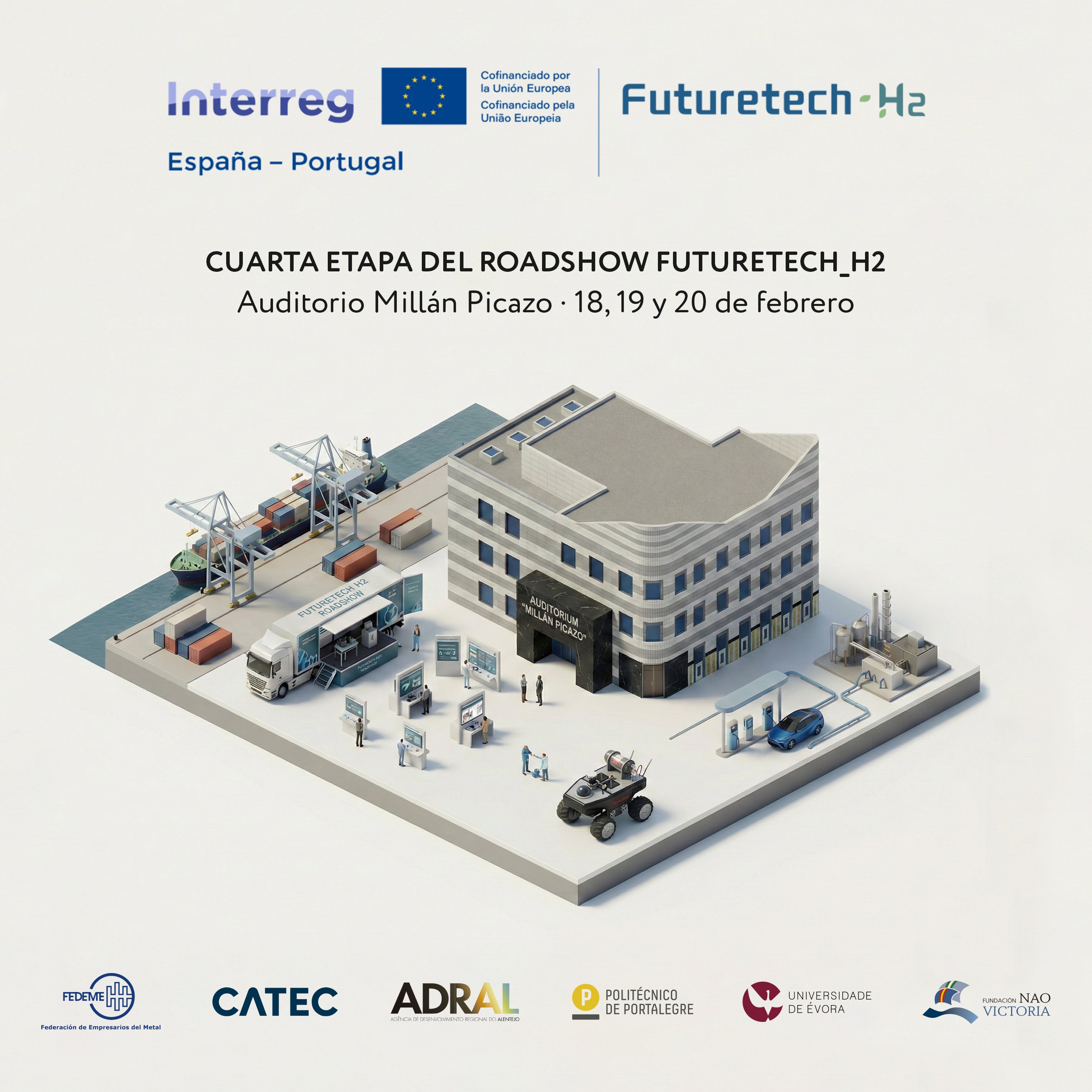 El Roadshow transfronterizo FUTURETECH_H2 celebra su cuarta parada en Algeciras para impulsar el hidrógeno verde